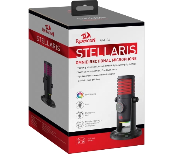 Redragon GM306 Stellaris Przewodowy Dynamiczny Czarny