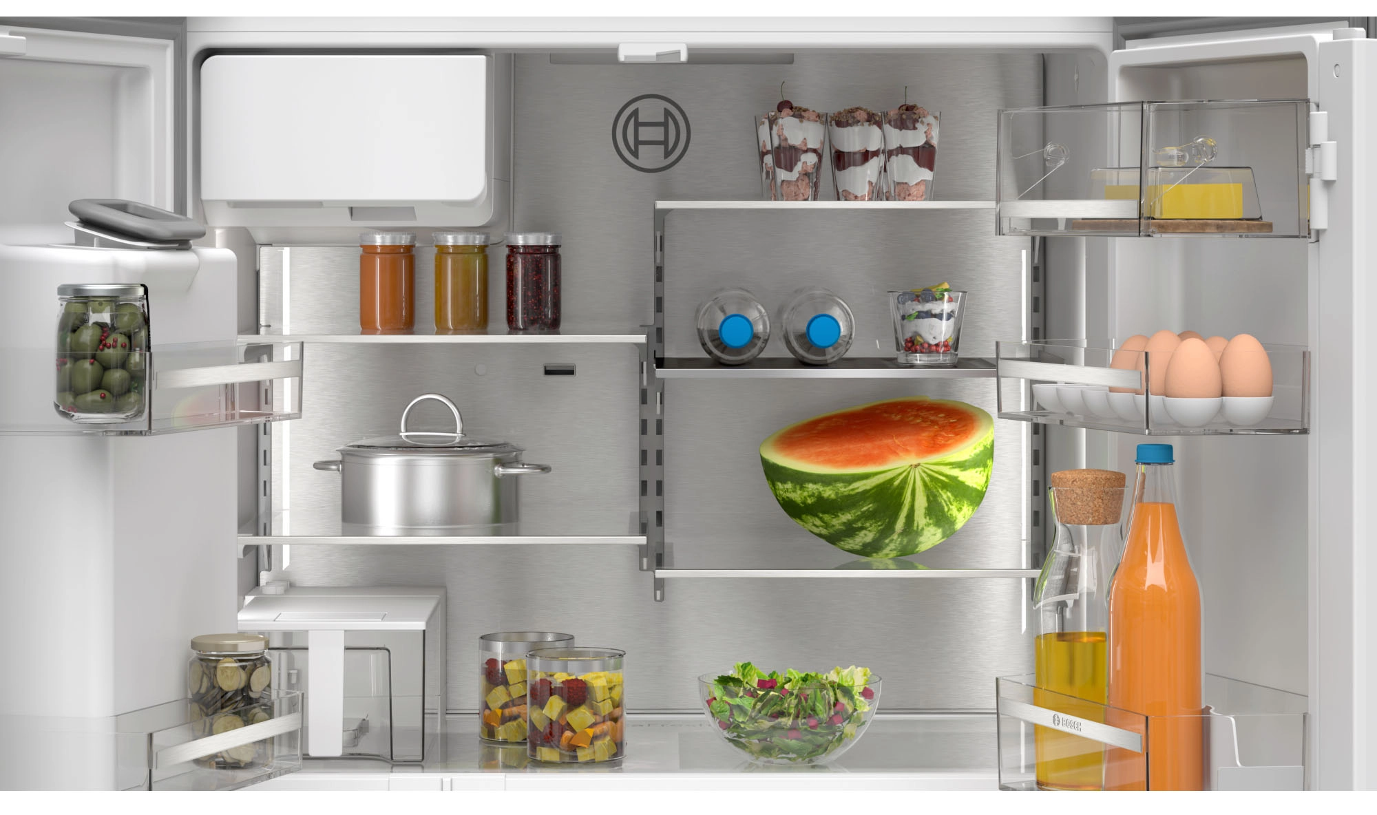 Lodówka Bosch Serie 6 KFI96AXEA Pełny No Frost 183cm