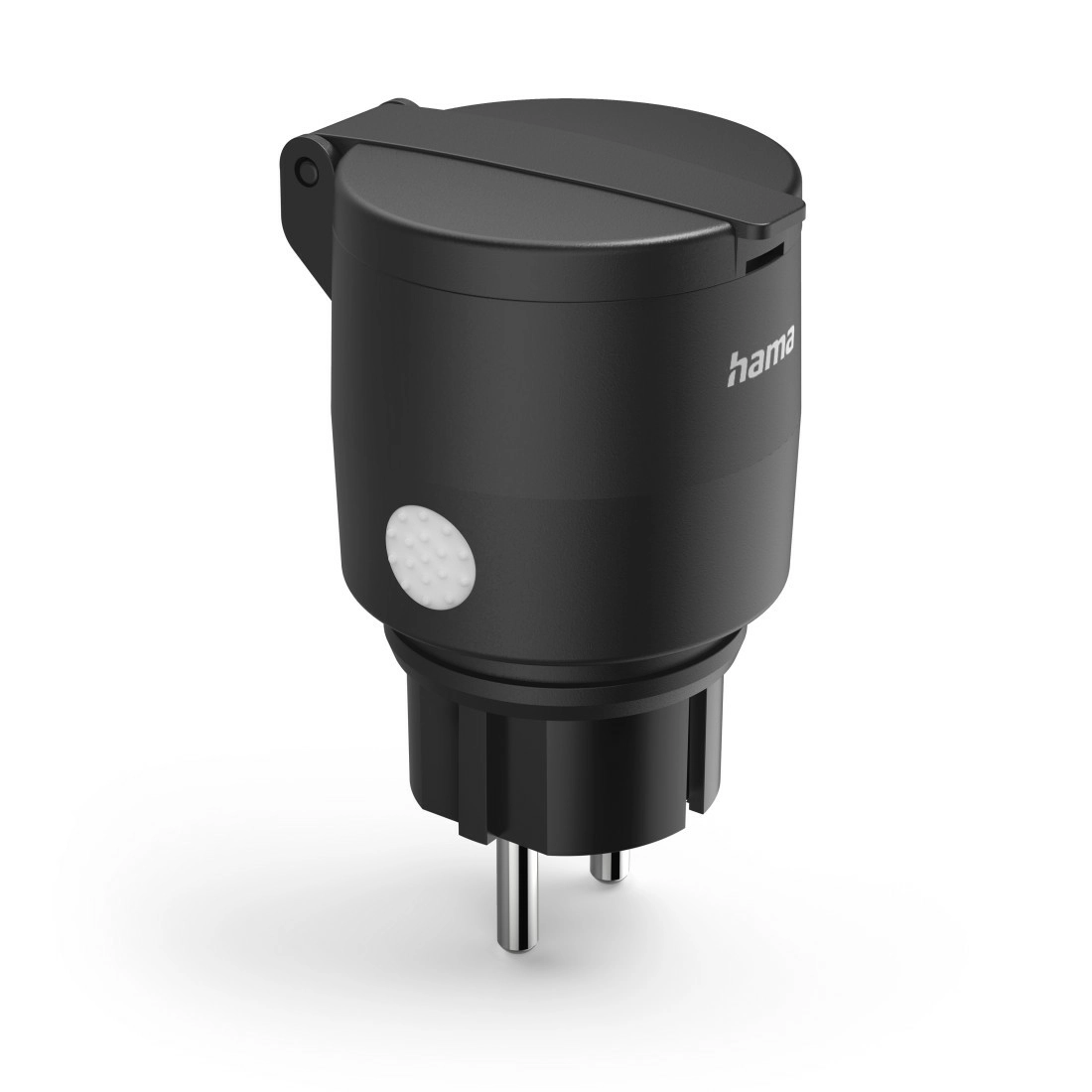Hama - Presa Mini WiFi, controllo dei consumi, compatibile controllo Vocale/App