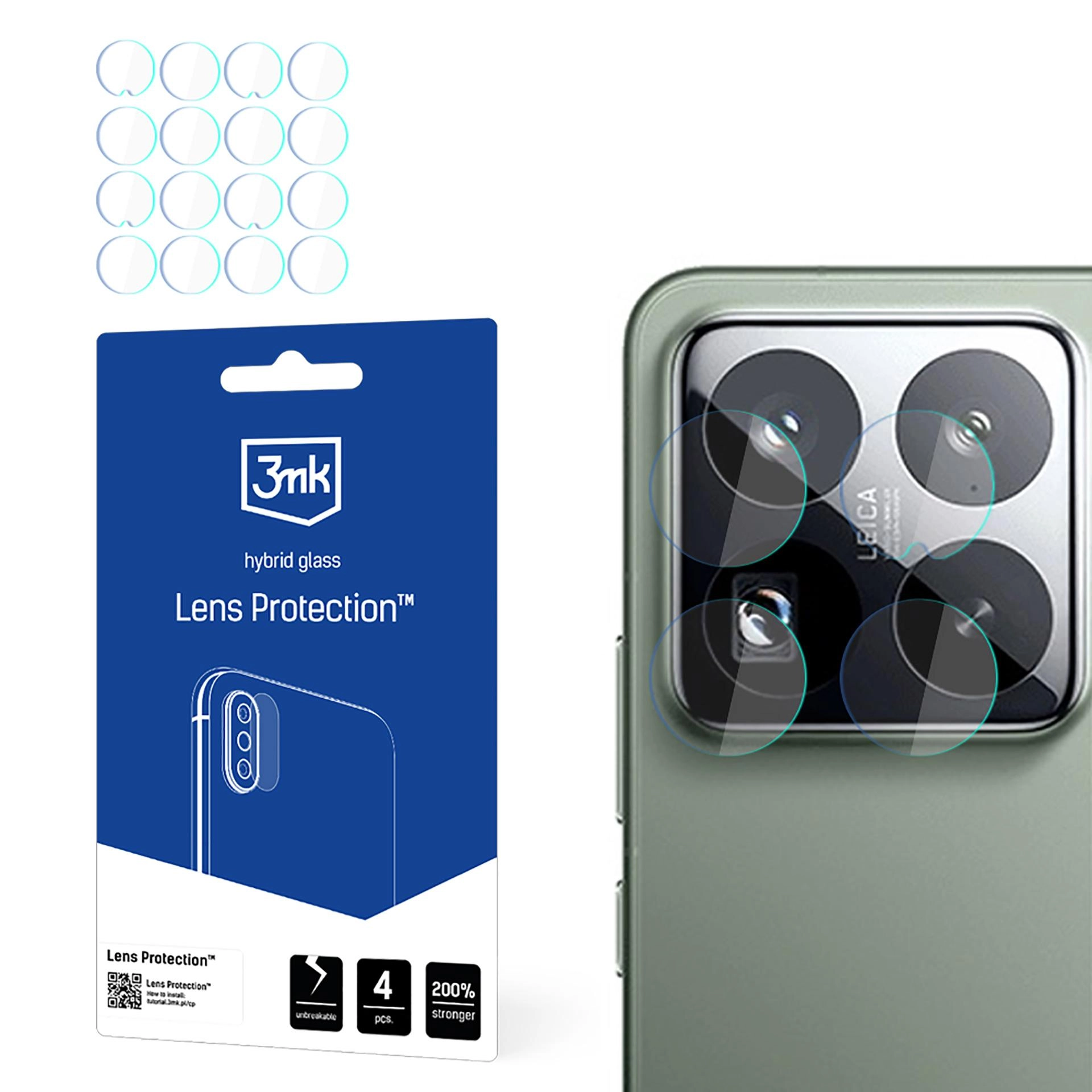 Szkło hybrydowe 3mk Lens Protection do Xiaomi 15 Pro