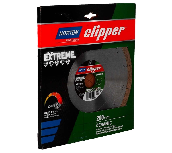 Norton Clipper Extreme Ceramic Silencio 200mm