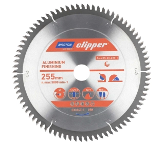 Norton Clipper do aluminium 255mm
