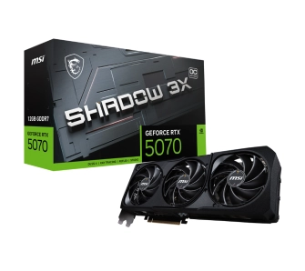 Karta graficzna MSI GeForce RTX 5070 SHADOW 3X OC 12GB GDDR7 192bit DLSS 4