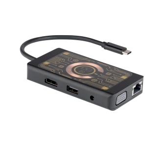 Hub USB QUALO QTPB5-HUB-18 Czarny