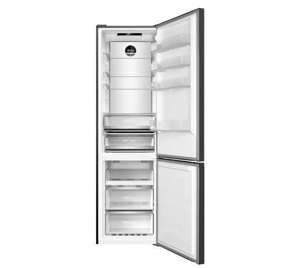 Amica FK3706D.5DFZXC (A) Pełny No Frost 200cm Komora świeżości Czarny Inox - Kup na Raty - RRSO 0%