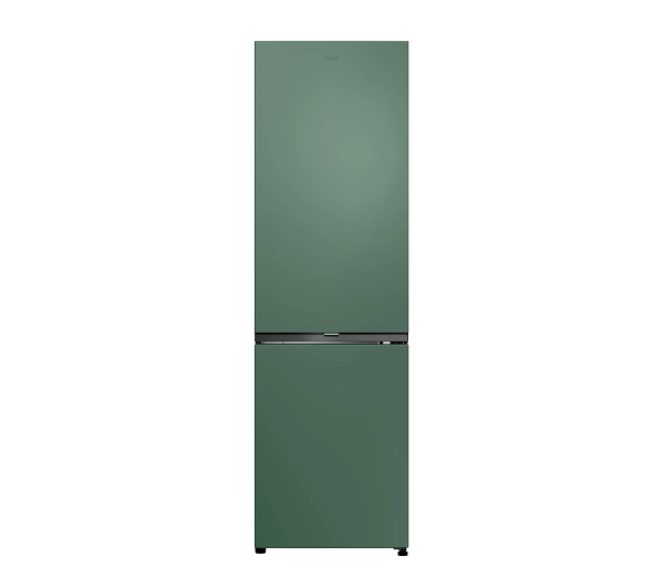 Lodówki - Candy CNCQ2T518EG No Frost 182,5cm Zdalne sterowanie Zielony
