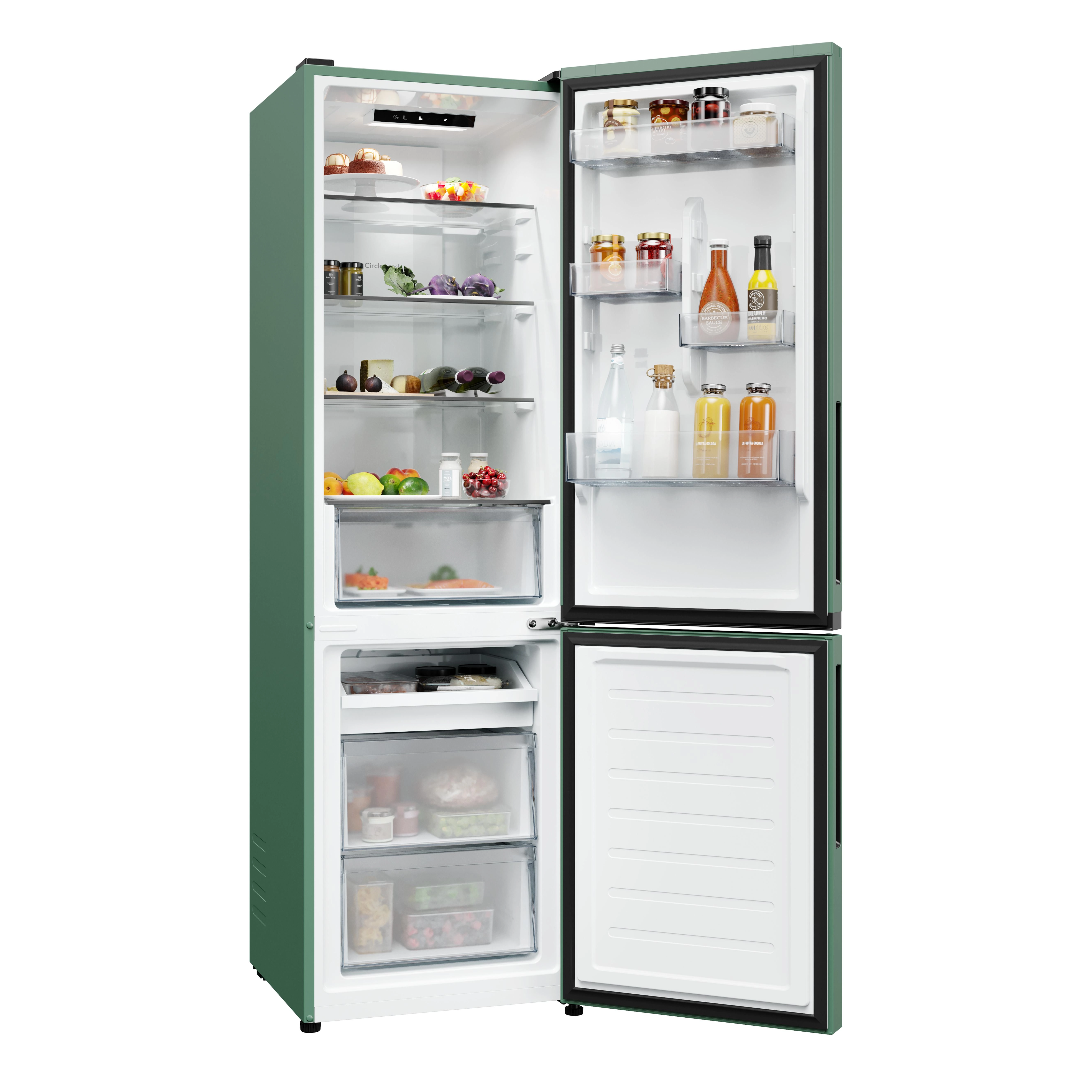 Lodówka Candy CNCQ2T518EG No Frost 182,5cm Zdalne sterowanie