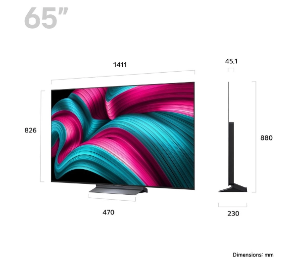 LG OLED65C54LA 65" OLED evo AI 4K 144Hz webOS Dolby Vision Dolby Atmos HDMI 2.1 DVB-T2 - ⚡ EURO HIT CENOWY! ⚡ - Kup na Raty - RRSO 0%
