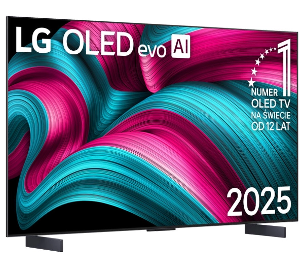 LG OLED42C54LA 42" OLED evo AI 4K 144Hz webOS Dolby Vision Dolby Atmos HDMI 2.1 DVB-T2 - Kup na Raty - RRSO 0%