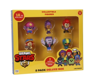 PMI Kids World Brawl Stars S2 Figures - 8 Pack Deluxe Box Ver.A