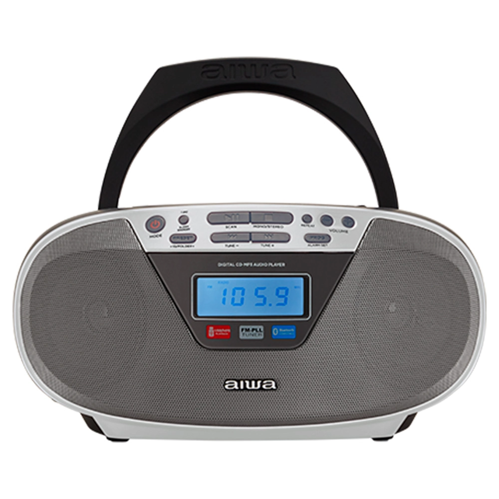Radioodtwarzacz Aiwa Boombox BBTU-400SL Bluetooth Srebrny