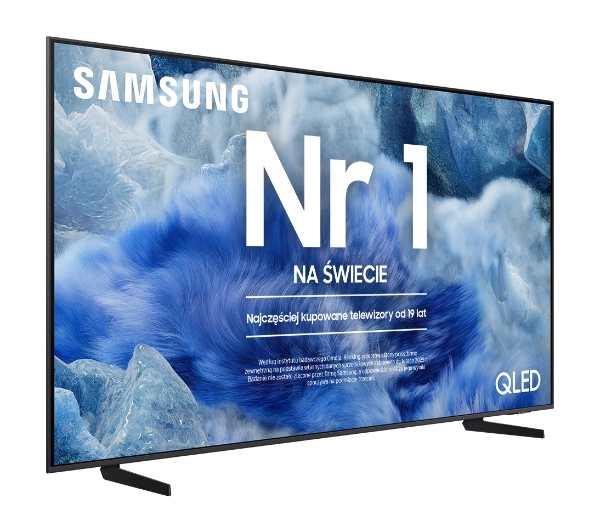 Samsung QE85Q8FAAU 85" QLED 4K Vision AI Tizen DVB-T2 - TRZECI -55%, ALBO 5-TY ZA 1ZŁ - Kup na Raty - RRSO 0%