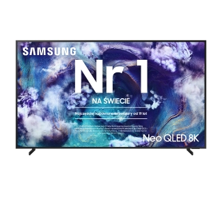 Samsung QE75QN900FT  75" Neo QLED Mini LED 8K 120Hz / 4K 165Hz Vision AI Tizen Dolby Atmos HDMI 2.1 DVB-T2 - TRZECI -55%, ALBO 5-TY ZA 1ZŁ - Kup na Raty - RRSO 0%