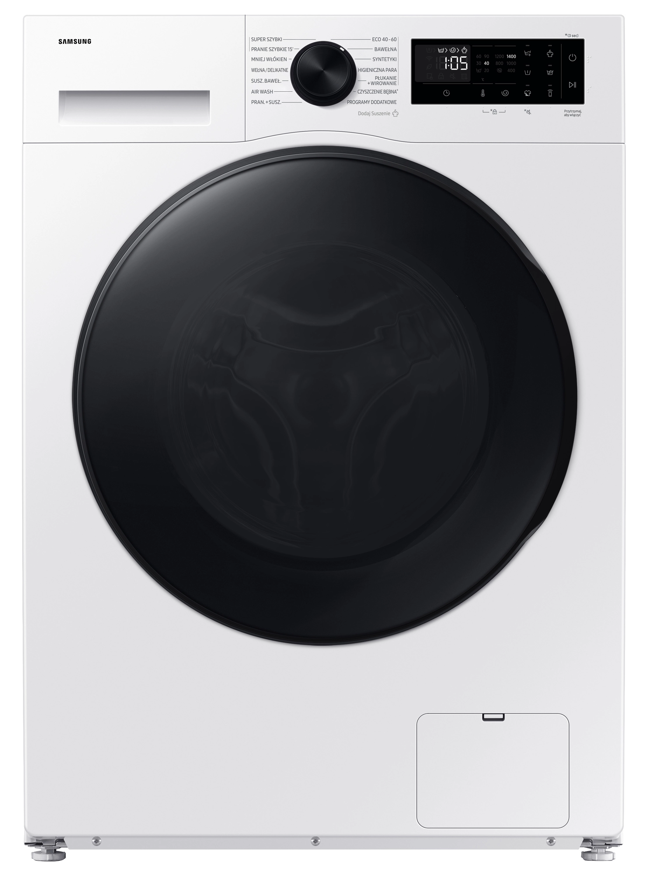 Pralko-suszarka Samsung WD90DG5G34BEEO 48cm 9kg/5kg Zdalne sterowanie