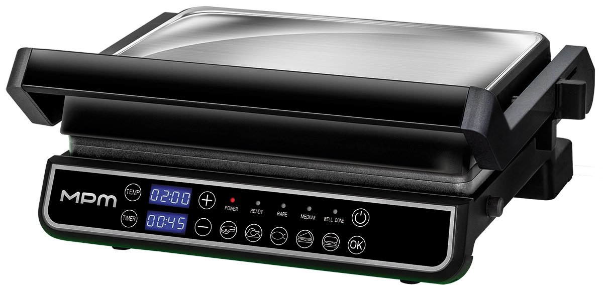 Grill elektryczny MPM MGR-14M 1334cm2 5 programów automatycznych