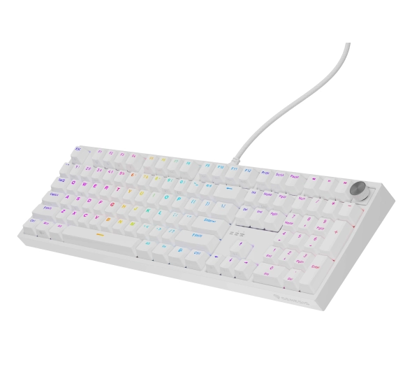 Genesis Thor 404 US RGB Gateron Yellow Pro Biały