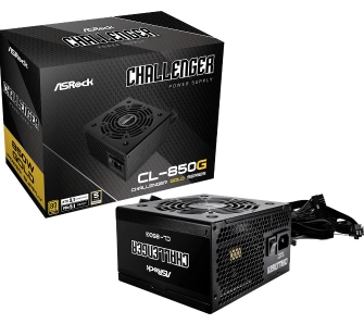 Zasilacz ASrock Challenger CL-850G 850W 80+ Gold Czarny
