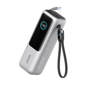 Powerbank Anker Ultra-Fast (A1695H41) 25000mAh 165W Wbudowany kabel USB-C Srebrny