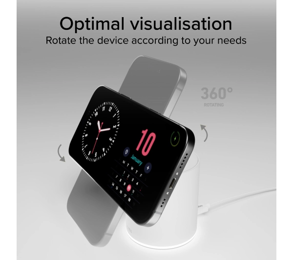 SBS 2w1 MagSafe 15W Biały