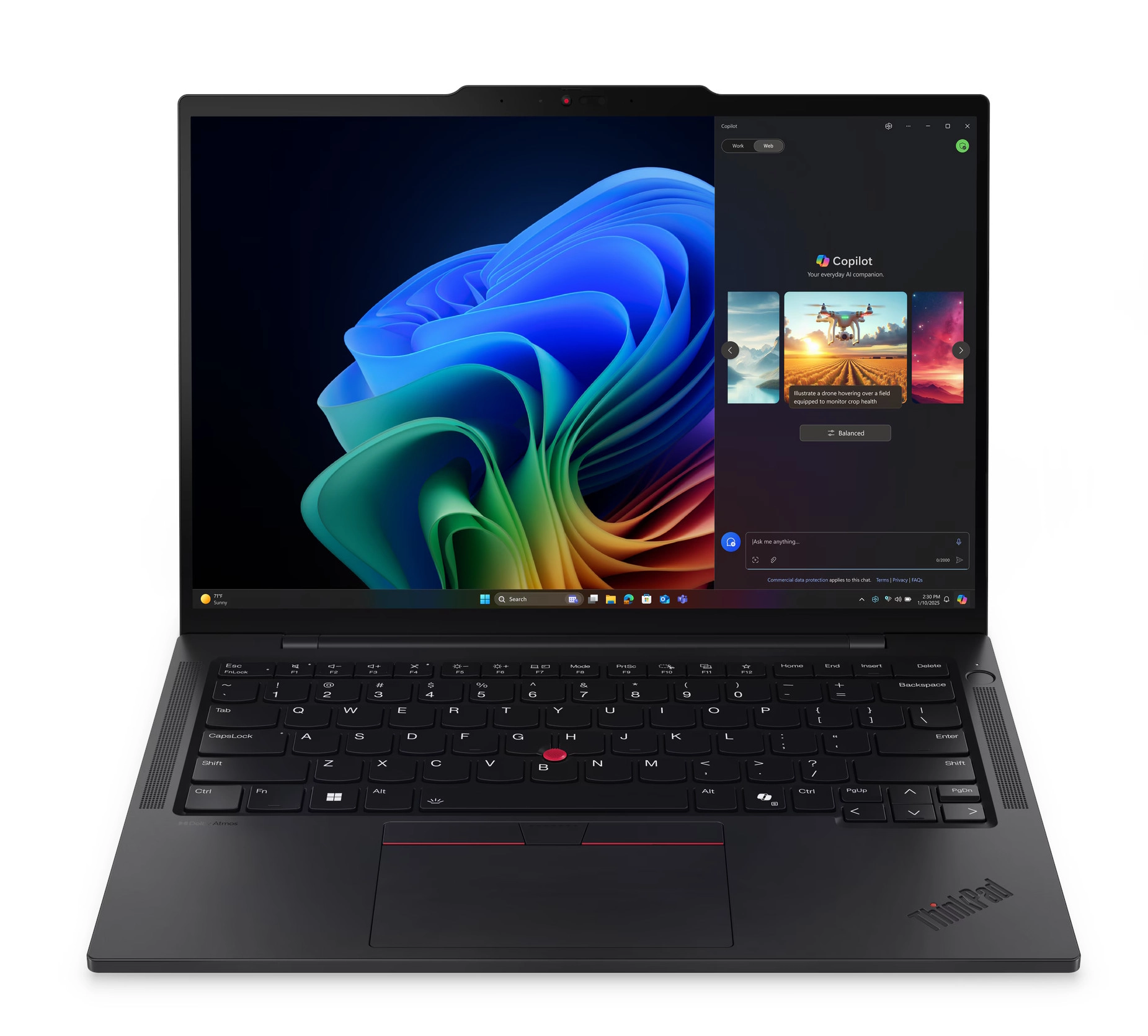 Laptop biznesowy Lenovo ThinkPad T14s Gen 6 14" Ultra 5 228V 32GB RAM 512GB Dysk SSD Win11 Pro Czarny Funkcje AI