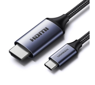 Kabel UGREEN USB C do HDMI 2.1 1,5m Szary