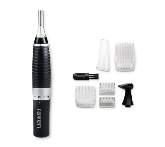 Trymer Raven do nosa, uszu, brody i brwi ETN001X 4 nasadki