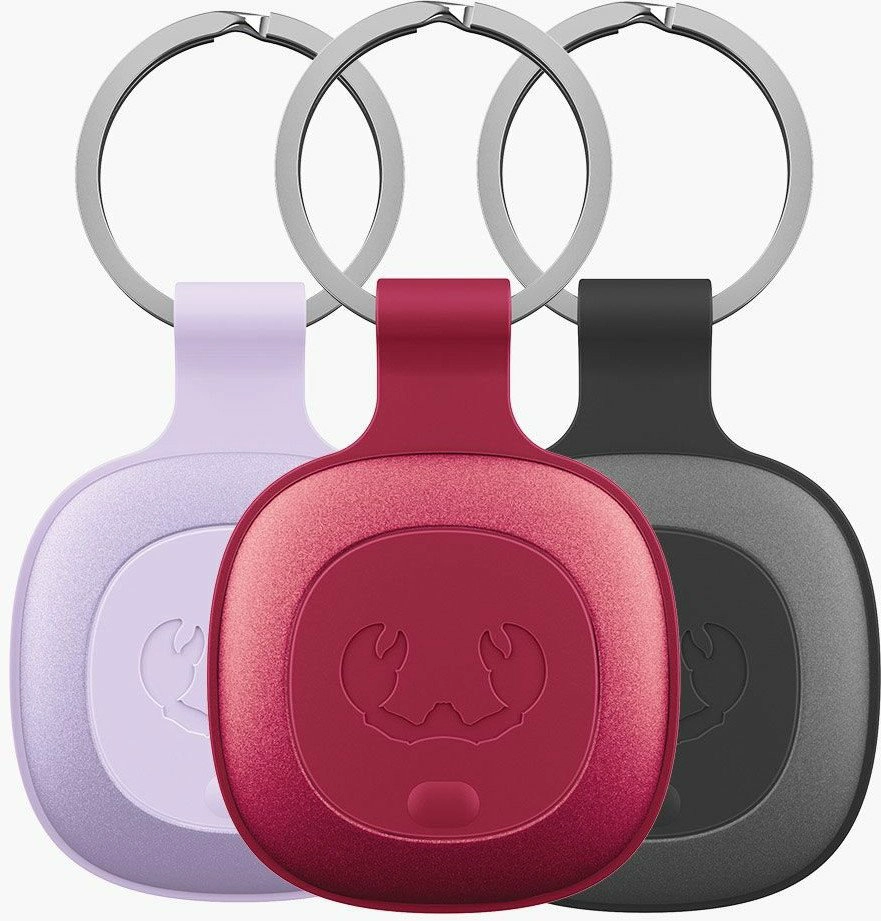 Lokalizator Fresh 'n Rebel Smart Finder Tag iOS Liliowy Czerwony Czarny 3szt