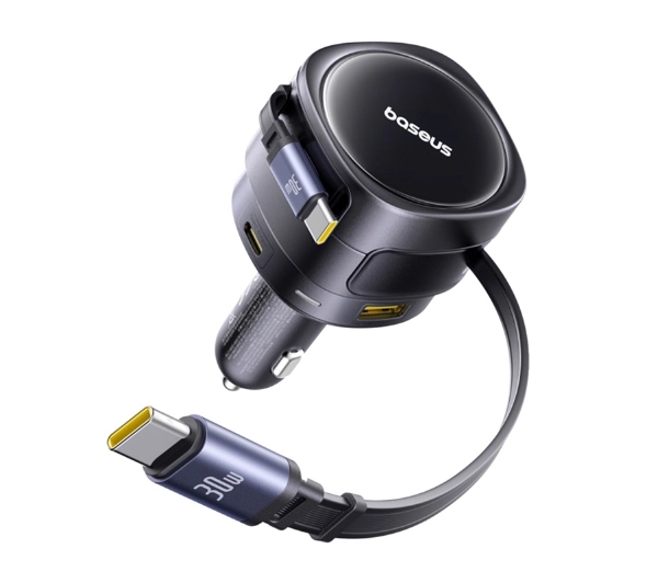 Baseus 2xUSB-C 90W + kabel USB-C USB Czarny