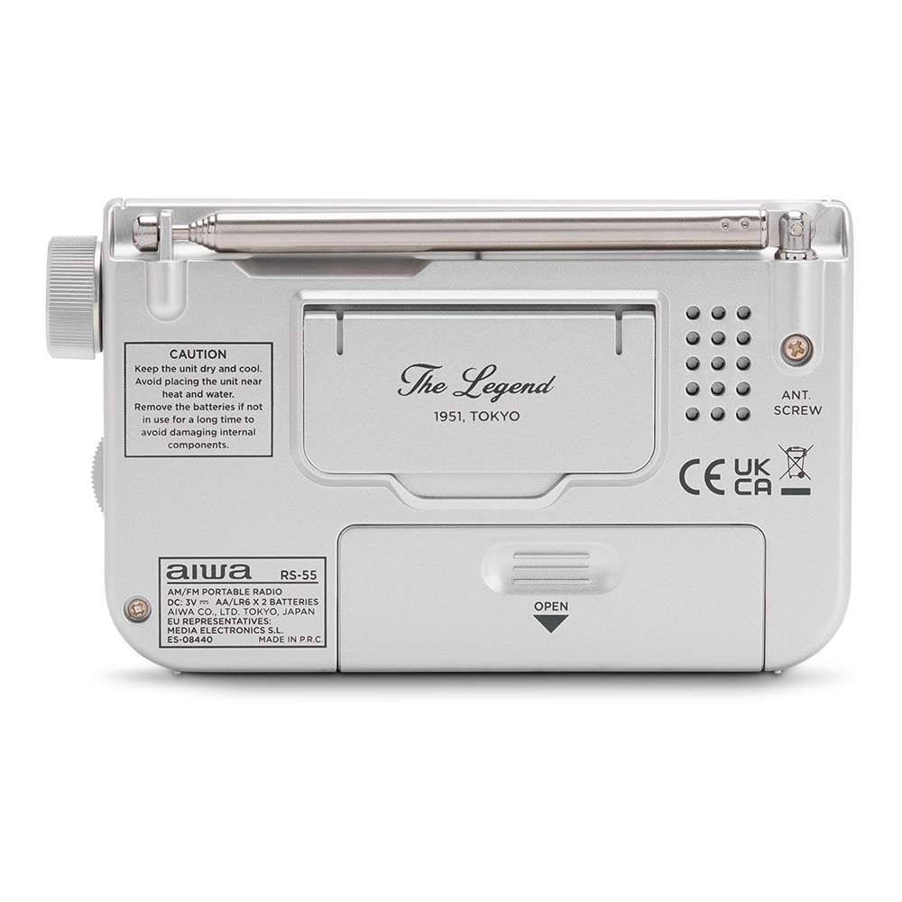 Radioodbiornik Aiwa RS-55/SL Radio FM Srebrny