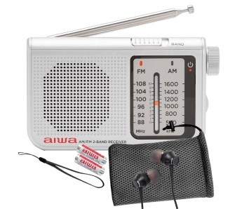 Radioodbiornik Aiwa RS-55/SL Radio FM Srebrny