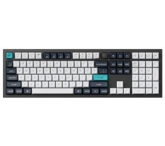 Klawiatura mechaniczna Keychron Q6 Max QMK/VIA Gateron Jupiter Brown Szaro-czarny