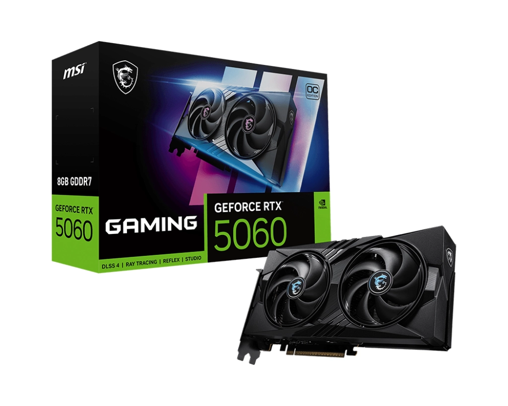 Karta graficzna MSI GeForce RTX 5060 GAMING OC 8GB GDDR7 128bit DLSS 4
