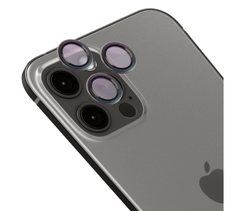 Szkło hartowane Bizon na aparat z aplikatorem Snap Lens do iPhone 12 Pro/11 Pro/11 Pro Max szara ramka