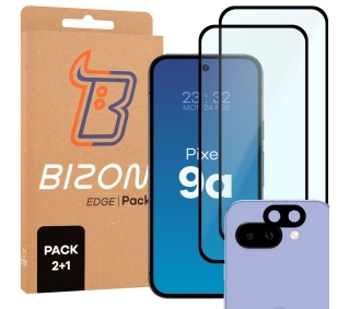 Bizon 2x Szkło + szybka na aparat Edge 2 Pack do Google Pixel 9a