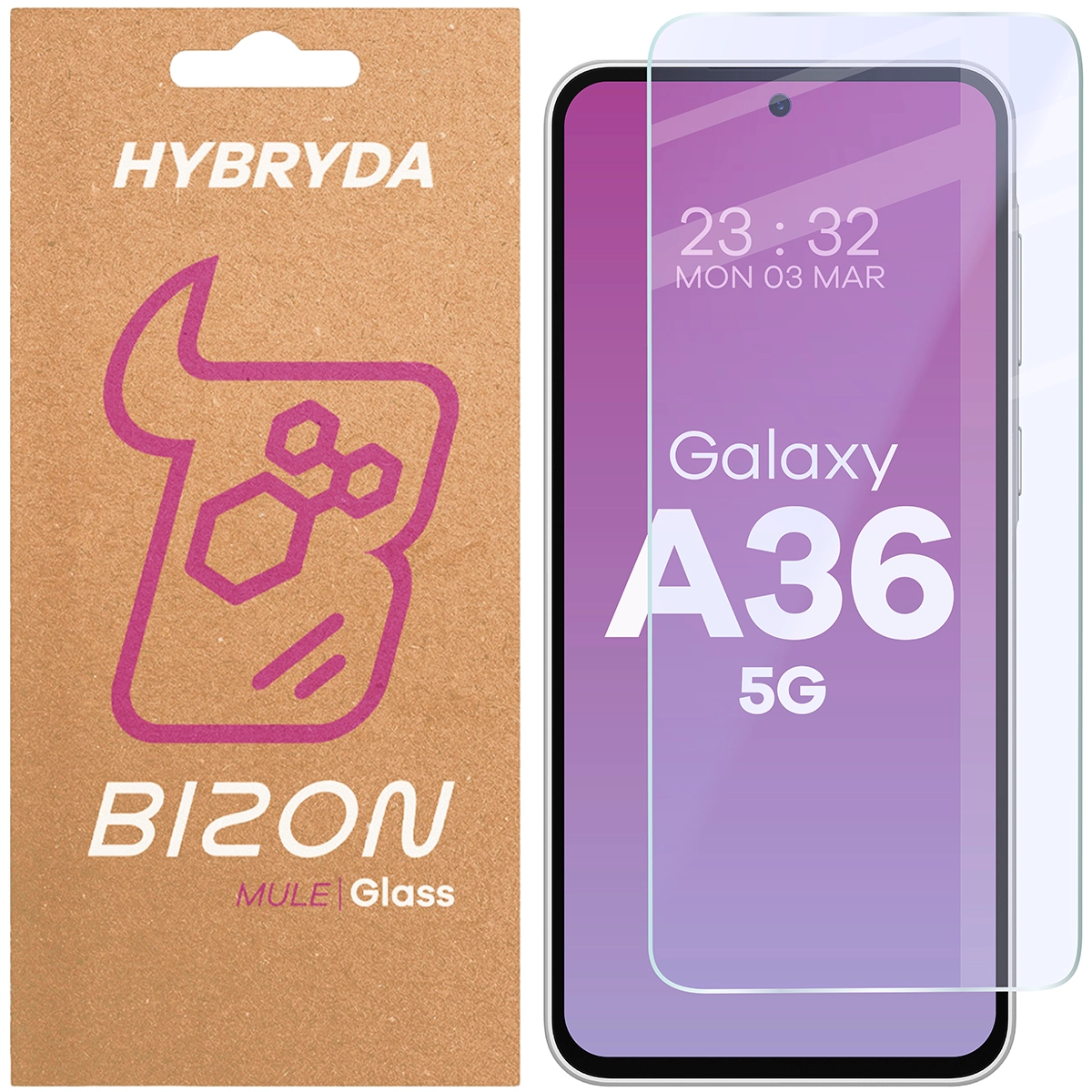 Szkło hybrydowe Bizon Elastyczne Mule do Galaxy A36 5G