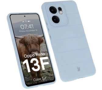 Etui Bizon Tur do Oppo Reno13 F Jasnoniebieski