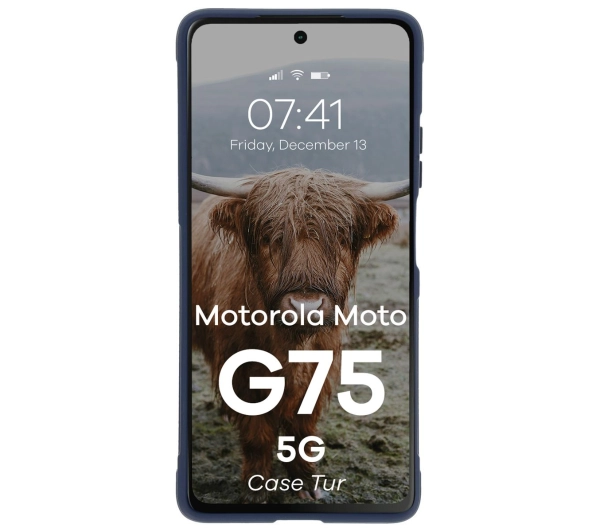 Bizon Tur do Motorola Moto G75 5G Granatowy