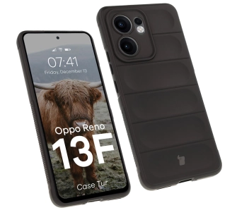 Etui Bizon Tur do Oppo Reno13 F Czarny