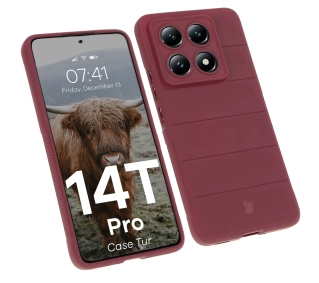 Bizon Tur do Xiaomi 14T Pro Burgundowy