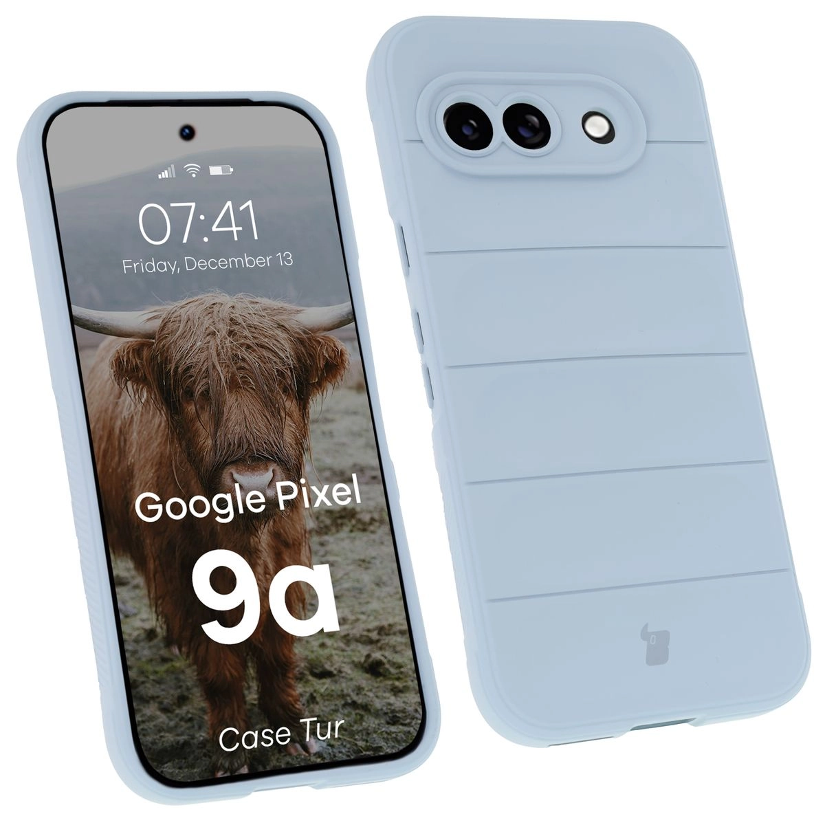 Etui Bizon Tur do Google Pixel 9a Jasnoniebieski
