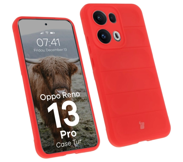 Bizon Tur do Oppo Reno13 Pro Czerwony