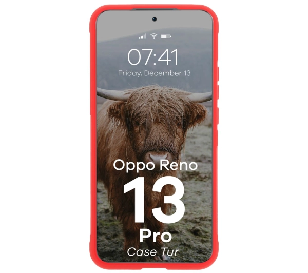 Bizon Tur do Oppo Reno13 Pro Czerwony
