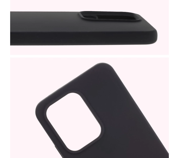 Bizon Silikonowe Soft do Oppo Reno13 Czarny