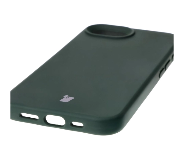 Bizon Silikonowe Soft do iPhone 16e Ciemnozielony
