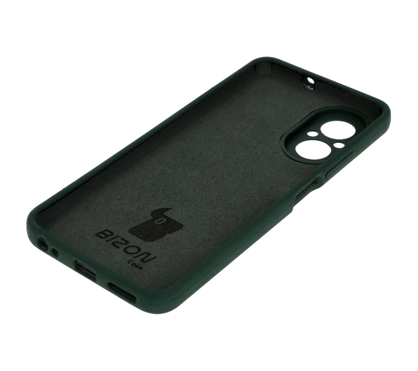 Bizon Silikonowe Soft do Realme C67 4G Ciemnozielony