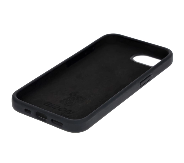 Bizon Silikonowe Soft do iPhone 16e Czarny