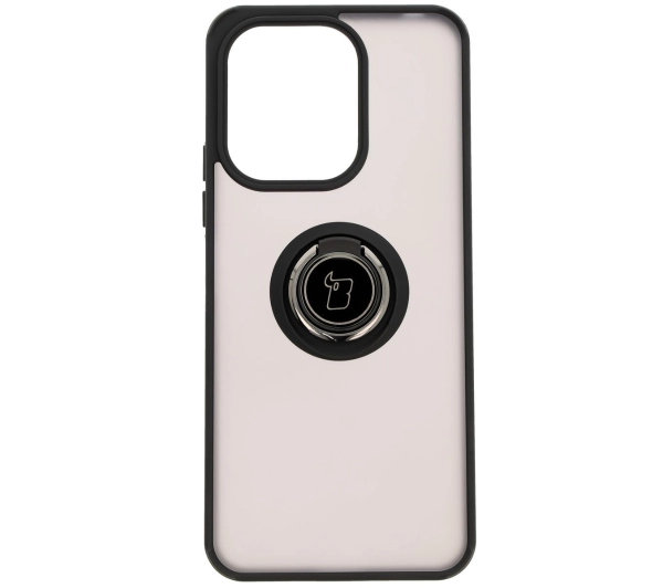 Bizon z uchwytem na palec Hybrid Ring do Xiaomi Redmi 13 4G przydymione z Czarną ramką
