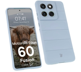 Etui Bizon Tur do Motorola Edge 60 Fusion Jasnoniebieski