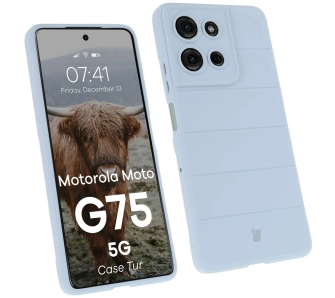 Etui Bizon Tur do Motorola Moto G75 5G Jasnoniebieski