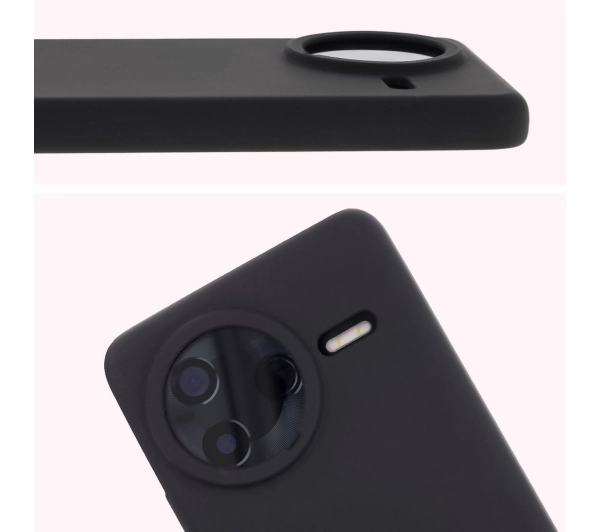 Bizon Silikonowe Soft do Xiaomi Poco F7 Ultra Czarny